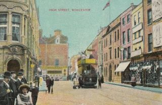 R England Hampshire Old Antique Picture Postcard English High Street Winchester