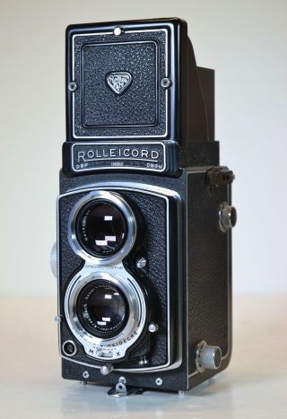 Vintage Rolleicord TLR Camera DBP DBGM 75mm 3.  5 Germany Xenar 3.  5 75mm 2