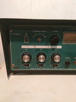 Vintage Altec Lansing 1607A Mixer Solid State Amplifier Transistor Amp 2