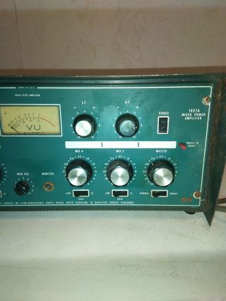 Vintage Altec Lansing 1607A Mixer Solid State Amplifier Transistor Amp 3