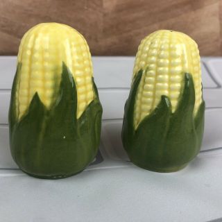 Vintage Ear Of Corn Salt And Pepper Shakers Corn On The Cob