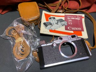 Vintage Canon Ivsb Iv - S2 Rf Leica Screw Mount Film Camera Body 97292 Exc,