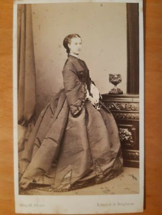 Victorian Cdv Photo Princess Alexandra Wife Of Prince Of Wales King Edward Vii