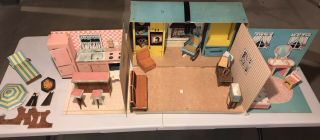 Tammy’s 1963 Ideal Cardboard Dream House Vintage Barbie Dreamhouse