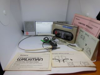 Sony Wm - 10 Vintage Walkman Stereo Cassette Player With