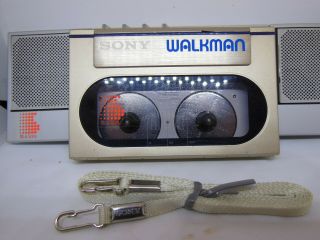Sony WM - 10 Vintage Walkman Stereo Cassette Player With 3