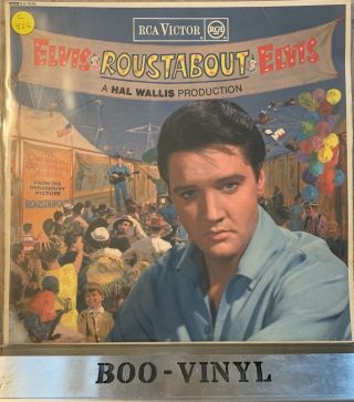 Elvis Presley Roustabout Red Spot Vinyl Lp Album Mono Uk Rd - 7678 Vinyl Ex / Vg,