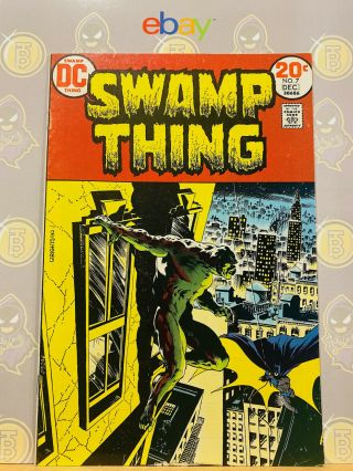 Swamp Thing 7 (8.  5) Vf,  Batman 1st Solo Series 1973 Bronze Age Dc Key Issue