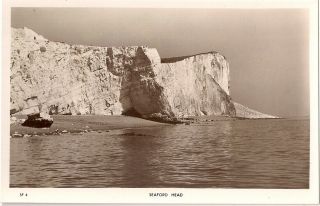 Rare Old Real Photo Postcard - Seaford Head - Sussex C.  1960 By Mason 