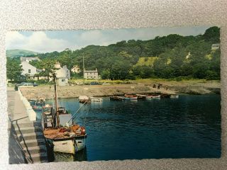 Splendid Old Postcard - Laxey Harbour - Isle Of Man - 1974 Bamforth