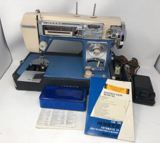 Vintage Morse Fotomatic Iv Auto Zig Zag Sewing Machine Model 4400