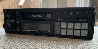 Vintage Alpine Cassette Deck 7284 Old School Car Cassette Deck