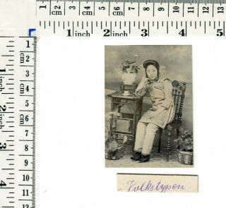 China Chinese Girl Studio Photo - orig ≈ 1906 2