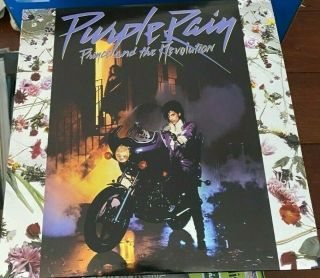 Purple Rain By Prince And The Revolution 1984 Lp Vinyl Ex To Ex,  W/poster