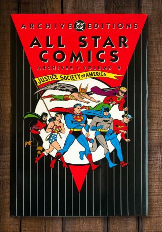 All - Star Comics Archives Vol.  8 - Jsa - First Print (2002) Nm Superman Batman