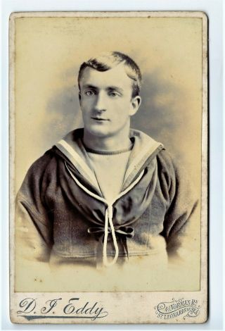 Cabinet Card English Sailor Jack Walker,  St.  Leonard 