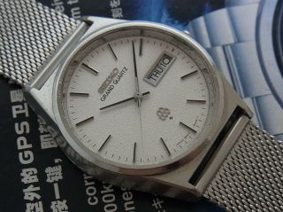 & Rare Vintage Seiko Grand Quartz Day/date Model 9943 - 8030 Japan Made Watch