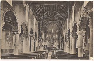 Scarce Old Postcard - Interior - St.  Peter 
