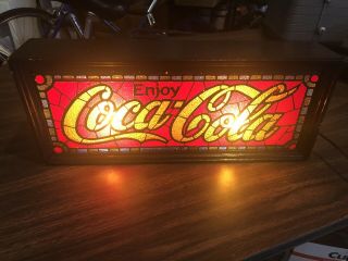 Rare Vintage Coca - Cola Light Up Sign
