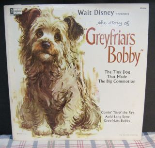 Walt Disney Presents The Story Of Greyfriars Bobby 1961 Vg,