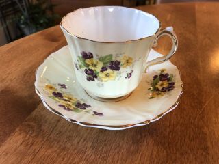 Old Royal From England,  Vintage Bone China Cup & Saucer Set