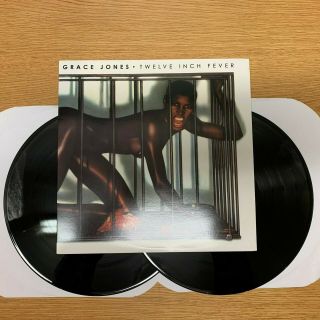 Grace Jones ‎– Twelve Inch Fever 2xlp Vinyl Slave To The Rhythm 12 Mixes