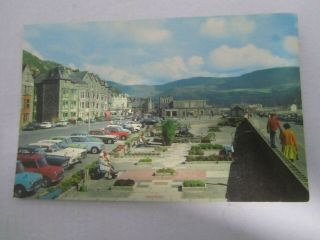 Wales Barmouth The Promenade Old Postcard