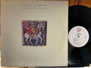 Paul Simon Graceland | 1986 1st Press | Vinyl=nm | Cover=ex