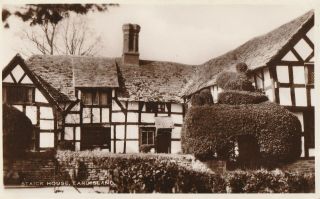 A England Herefordshire Old Antique Picture Postcard Staick House Eardisland