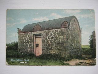 Old Postcard - The Prison Sark - Posted 1917