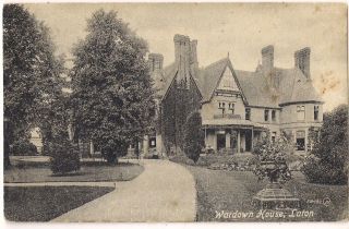 Scarce Old Postcard - Wardown House - Luton - Bedfordshire 1920