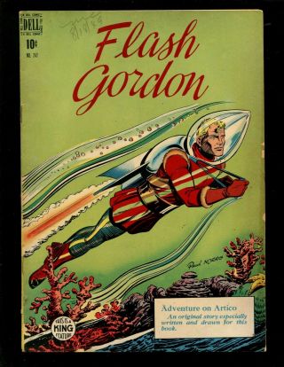 Flash Gordon Four Color 247 Vg,  Paul Norris Dr.  Zarkov Dale Arden King Zero