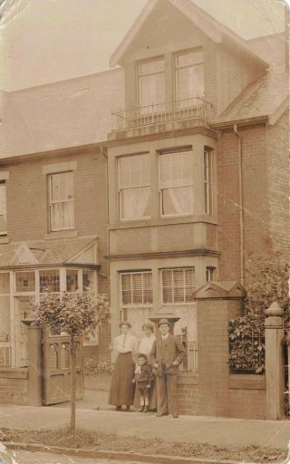 Is This Your House? Posted Newcastle On Tyne An Old Real Photo Postcard 24614