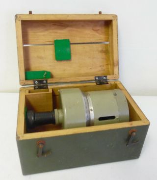 Vintage Hildebrand Wichmann Wwii German Artillery Guidance Compass W/ Box