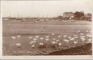 A Isle Of Wight England Old Antique Postcard English Bembridge
