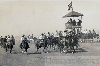 1910 Cheyenne Wyoming Frontier Days Rodeo Cowgirl Cowboys Stampede
