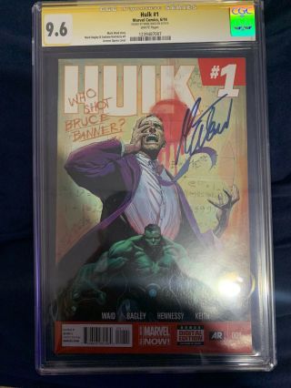 Marvel Comics Hulk 1 Cgc 9.  6 Signed By Mark Waid Comic Book