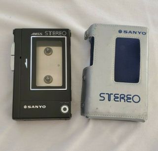 Rare Vintage Sanyo M5550 Stereo Cassette Player Japan Made
