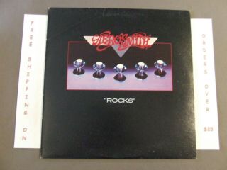 Aerosmith Rocks Sterling Press 1976 Lp Back In The Saddle Orig Inner Pc 34165