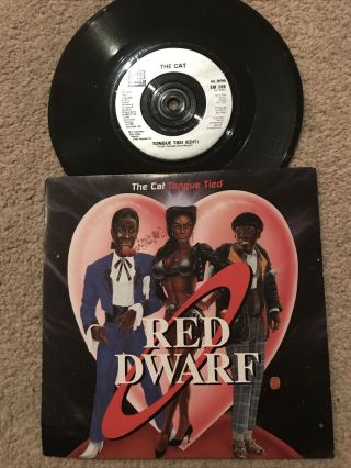 Red Dwarf - The Cat Tongue Tied 7” Vinyl Record Vg