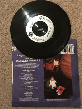 Red Dwarf - The Cat Tongue Tied 7” Vinyl Record VG 2