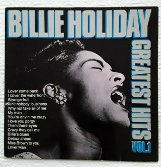 Billie Holiday Greatest Hits Vol 1 Lp / Ex Cl 0027683