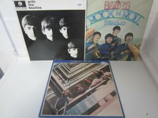 The Beatles Vinyl Records Albums X 3 - Rock 