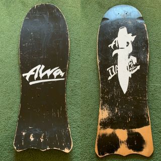 Vintage 1983 Tony Alva Og 80s Old School Team Skateboard Deck