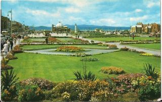 Scarce Old Postcard - Promenade & Gardens - Rhyl - Denbighshire C.  1970