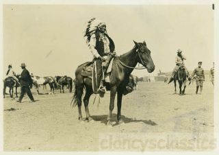 1910 Cheyenne Wyoming Frontier Days Rodeo Cheyenne Indian Chief 2