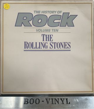 The History Of Rock Vol 10 The Rolling Stones Vinyl Record Ex Con