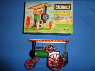 Vintage Mamod Reversing Traction Engine Steam Roller T.  E.  1a With Box