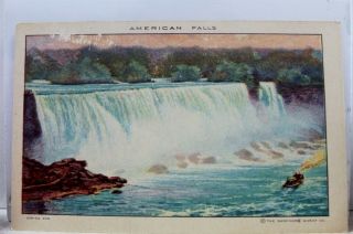 Canada Ontario Niagara Falls American Shredded Wheat Co Postcard Old Vintage Pc
