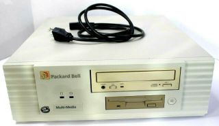 Vintage Packard Bell Multimedia Desktop Computer 102 Cd Multi - Media